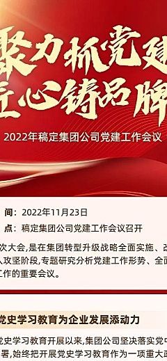 融媒体党建活动长图海报