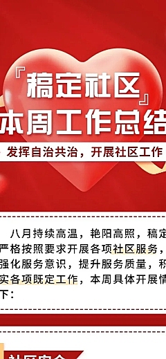 融媒体社区工作总结汇报文章长图
