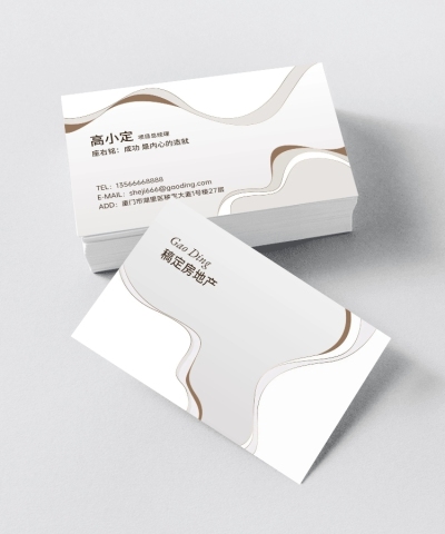 企业高管自我介绍横版名片