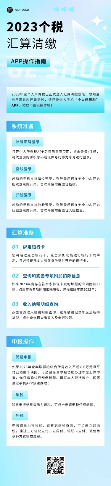 点击进入编辑 轻透几何风政策宣读长图预览效果