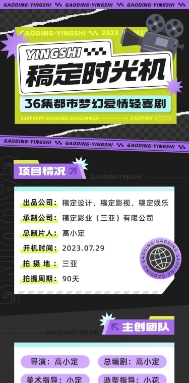都市情感剧影视组讯招募长图