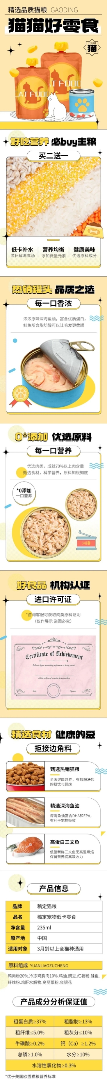 电商宠物用品商品详情页预览效果