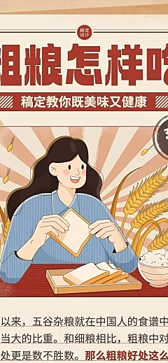 餐饮美食科普攻略文章长图