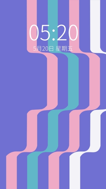 巴黎奥运会紫色简约风手机壁纸预览效果