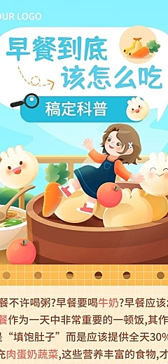 餐饮美食科普攻略文章长图