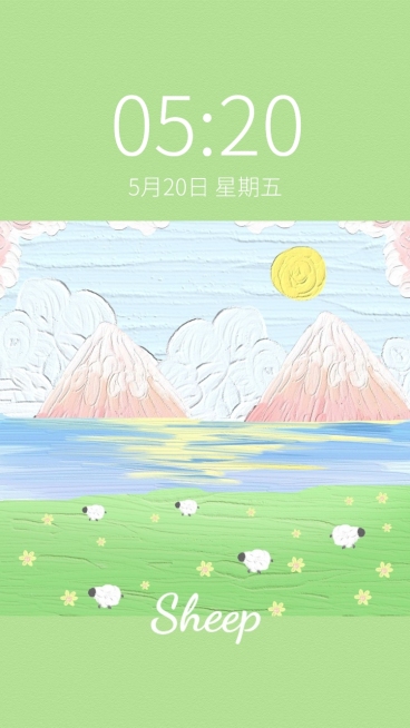 油画棒唯美风手机壁纸预览效果