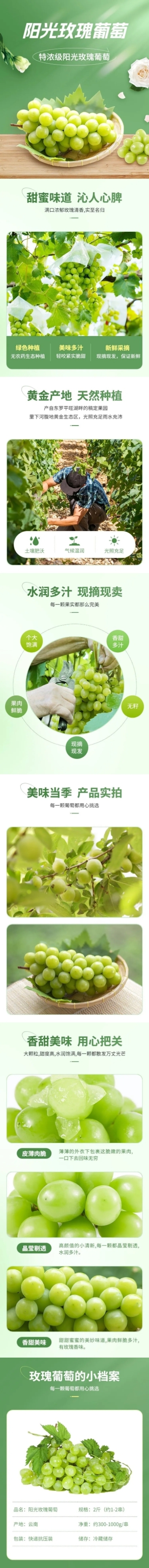 电商零食/水果产品展示详情页预览效果