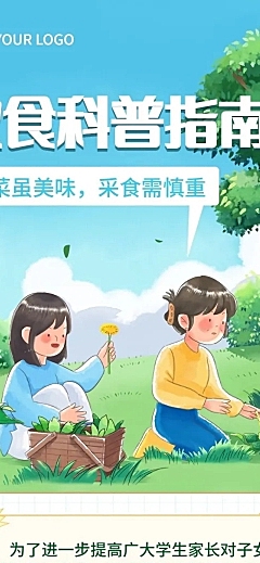 餐饮美食科普攻略文章长图