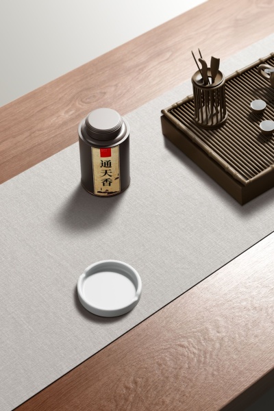 咔神-浅色铝质茶罐-中式复古风3