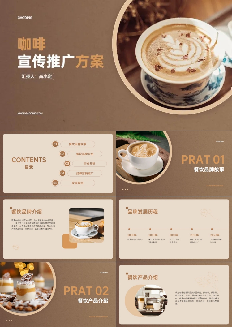 餐饮咖啡品牌推广营销方案PPT