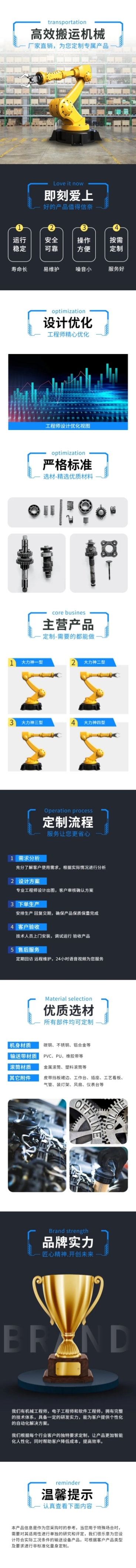 1688工厂五金机械详情页预览效果