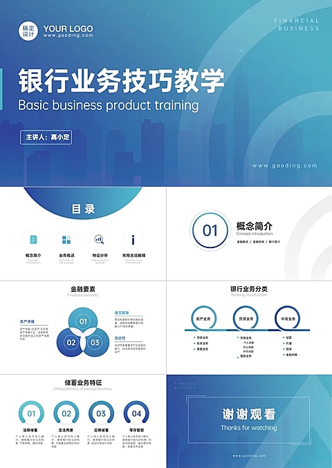金融商务业务产品培训PPT
