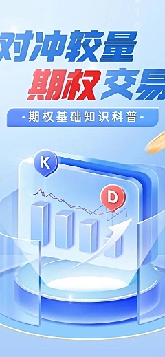 金融期货期权知识科普2.5D轻拟物风文章长图