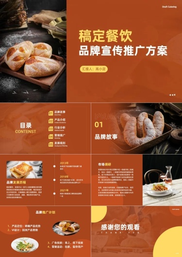 餐饮美食品牌宣传推广方案ppt