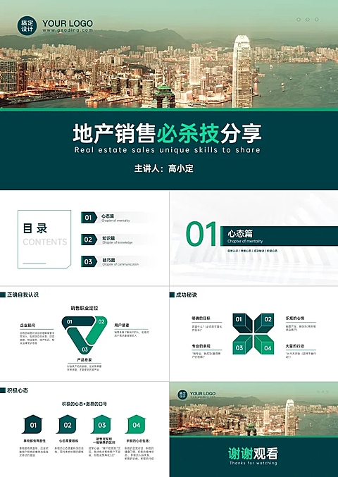 地产销售技巧分享培训PPT