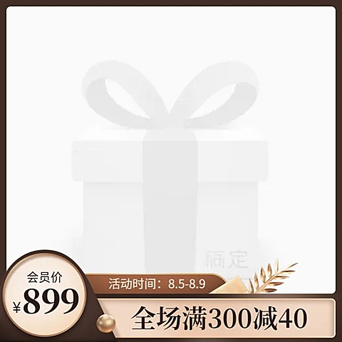 88会员节精致促销主图图标