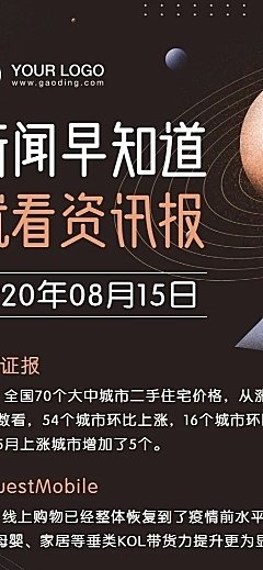 企业资讯早报通知长图