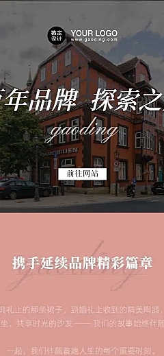 H5长页品牌发展历程时间表产品介绍地图
