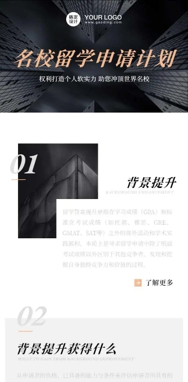 H5长页招生报告指南攻略介绍资讯新闻
