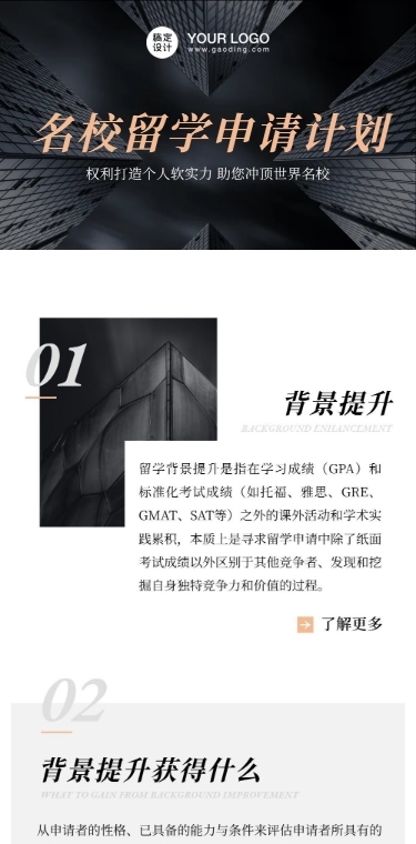招生报告指南攻略介绍资讯新闻商务文章长图