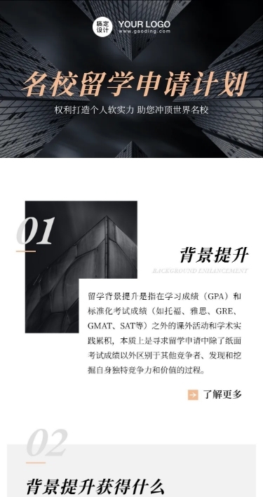 招生报告指南攻略介绍资讯新闻商务文章长图