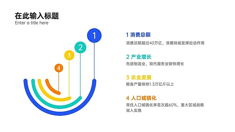 列表4项PPT内容页