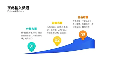 流程3项PPT内容页