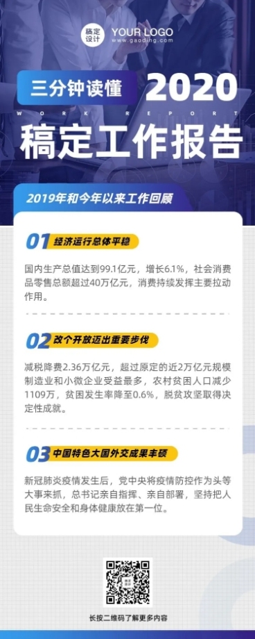 工作报告概要新闻资讯通知预览效果