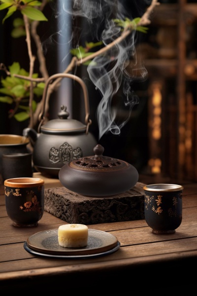 咔神-深色木质中式香薰-中式复古风2