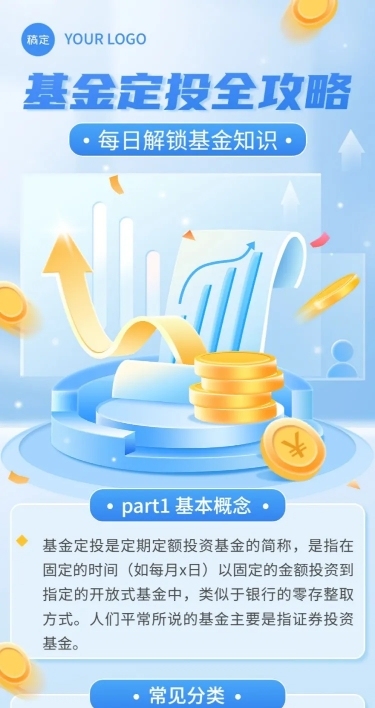 金融基金定投行业资讯知识科普文章长图