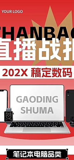 数码直播销售战报业绩喜报文章长图