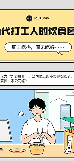 通用公众号趣味长图条漫