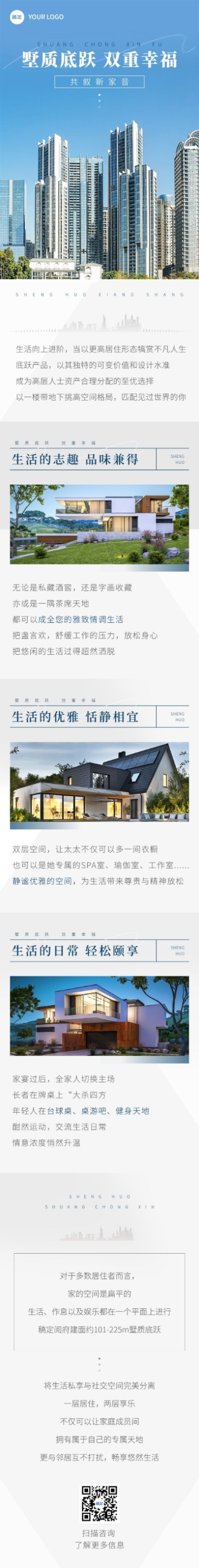 房产营销宣传实景排版文章长图预览效果