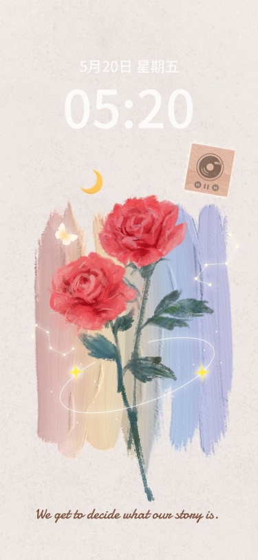 唯美创意玫瑰手机壁纸