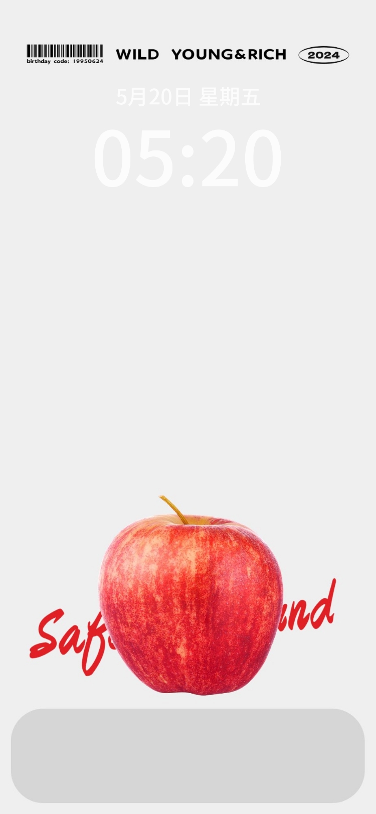 创意水果大字手机桌面壁纸