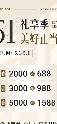 五一劳动节养生保健营销充值长图海报