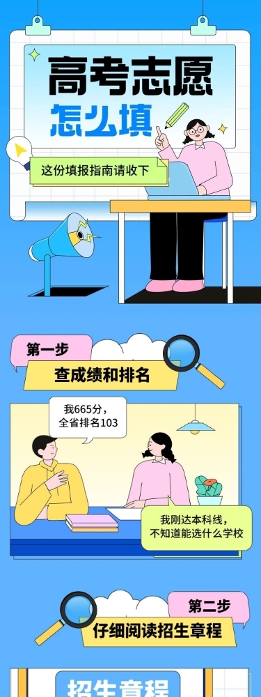 高考志愿填报攻略条漫