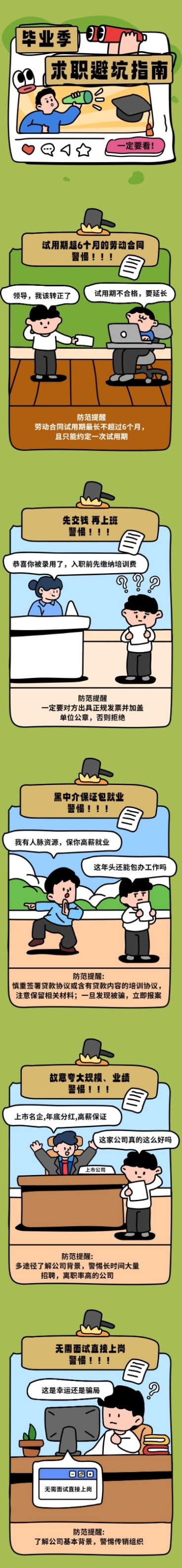 毕业季知识科普条漫预览效果
