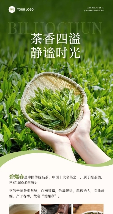 茶叶营销卖货宣传微信公众号文章长图