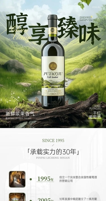 电商酒食品产品营销商品详情页