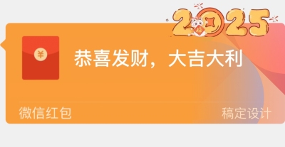 蛇年春节创意微信红包封面挂件套装