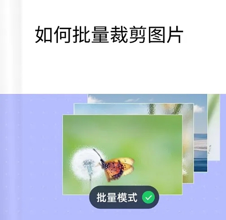 web如何批量裁剪图片教程