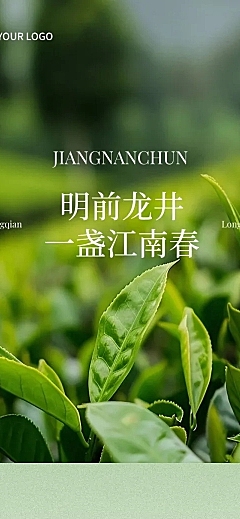茶叶产品介绍实景简约排版公众号文章长图aigc