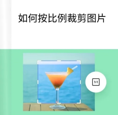 如何按比例裁剪图片