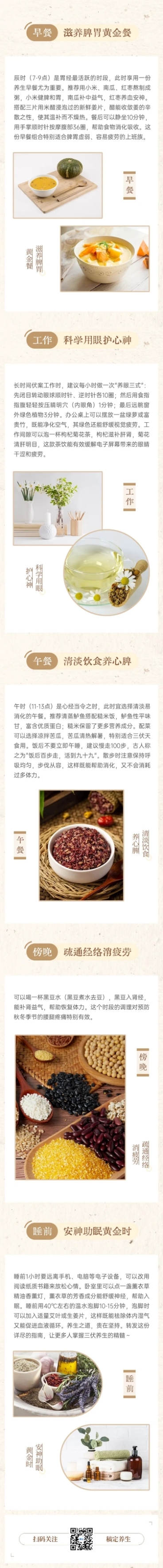 实景养生科普攻略推文排版公众号文章长图预览效果