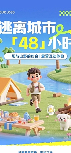 户外活动宣传微信公众号文章长图aigc
