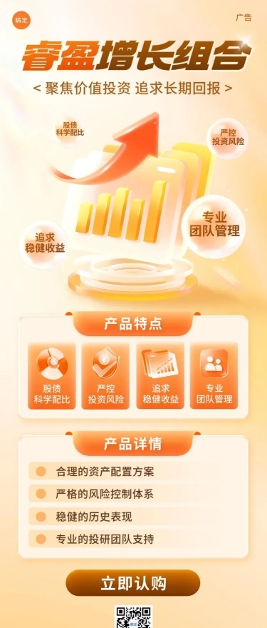 金融产品营销促销感长图海报AIGC