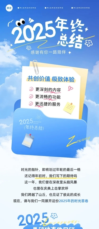 年终总结宣传推广文章长图