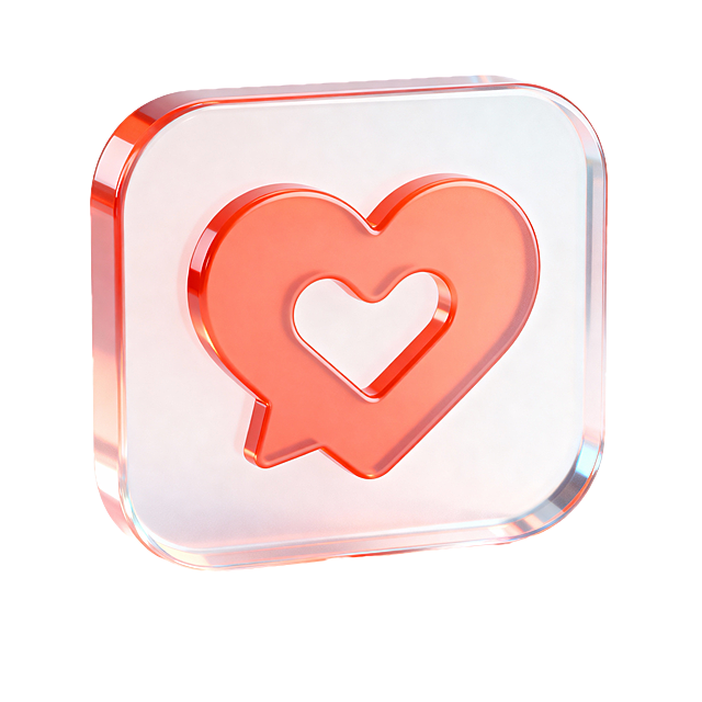 3个不同的图，第一个：一个地球突出我国地图，第二个：人物西装，第三个：爱心服务标识，材质透明，浅红橙色配色，磨砂玻璃质感，具透明科技感，UI 设计风格，白色背景，影棚灯光，色彩明亮，3D 艺术，使用 C4D 软件制作，配合oc渲染器，可结合 Blender 软件，采用光线追踪技术，参考 Pinterest、Dribbble 风格，减少细节，8K 分辨率