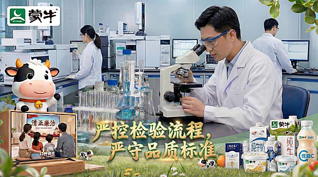 将右下角中的伊利牛奶清除，全部替换为蒙牛产品